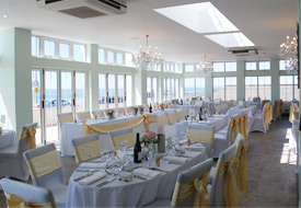 wedding venue with sea views